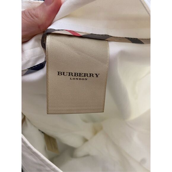 Burberry London NWT Natasha Wide Leg Cotton Blend Pants, Size 10, MSRP $1650 - Picture 11 of 12